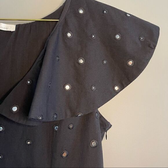 Lovers + Friends Lulu Embellished Mini Dress || SZ L - Picture 14 of 14